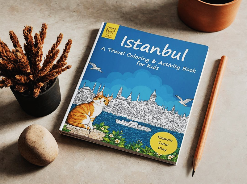 Our Istanbul Coloring & Activity Book for Kids on Amazon