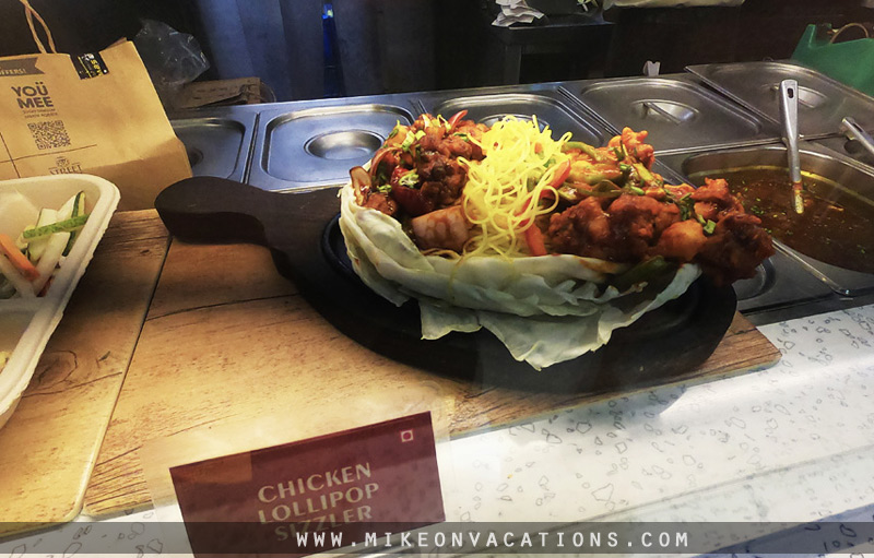 Sizzler Manali hot plate chicken vegetables