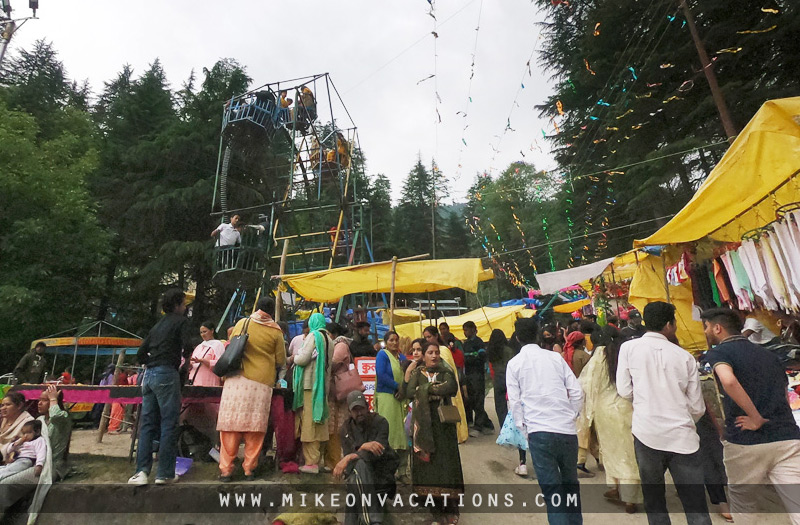 Local fair Manali carousel kids festival Himachal