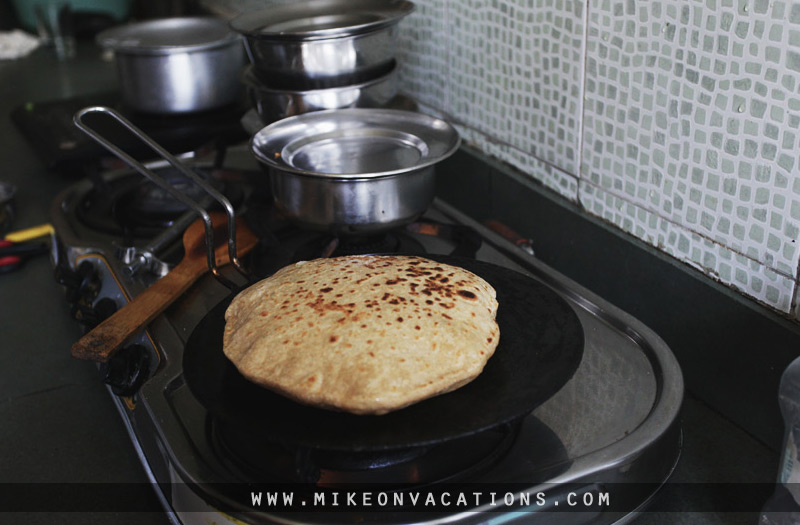 Indian cooking class paratha Manali kids family activity