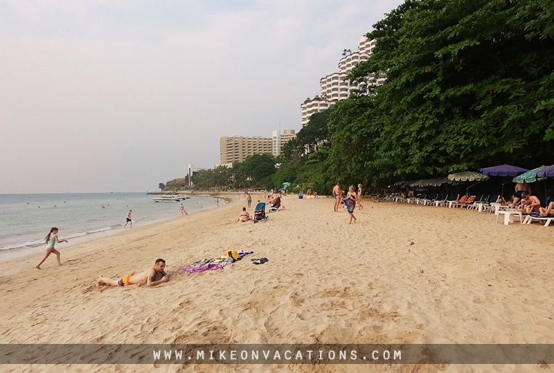 Quiet Cosy Beach in Pattaya Cosy Beach shoreline in Pattaya