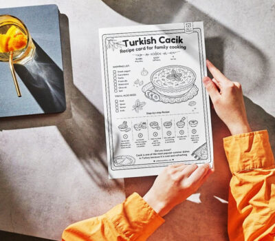 Free Cacık Recipe Card